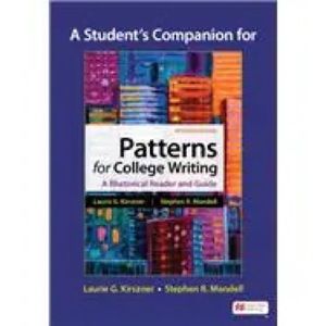 Used. Fifteenth Edition. Student Companion to Patterns for College Writing.